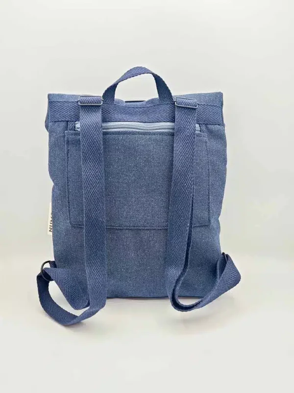 Mochila Iconic Mini Denim - Imagen 4