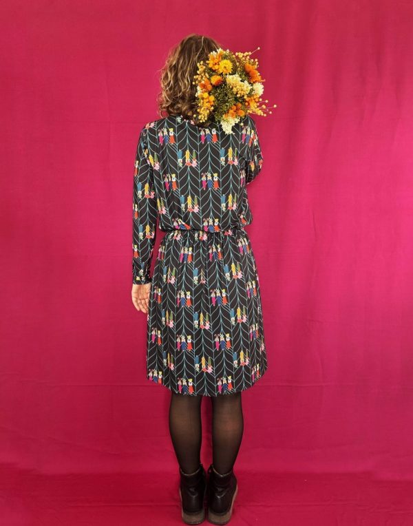 Vestido Donna print Mujeres espiga - Imagen 3