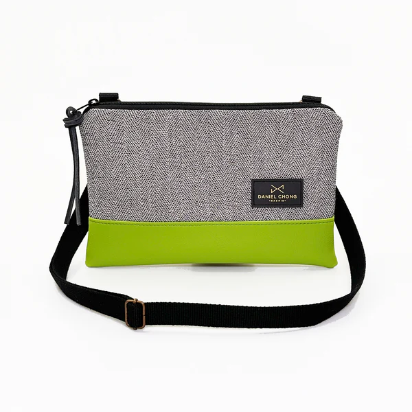 Bandolera mini Loneta verde