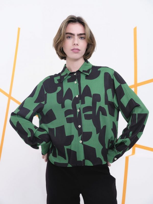 Camisa Kubrick verde