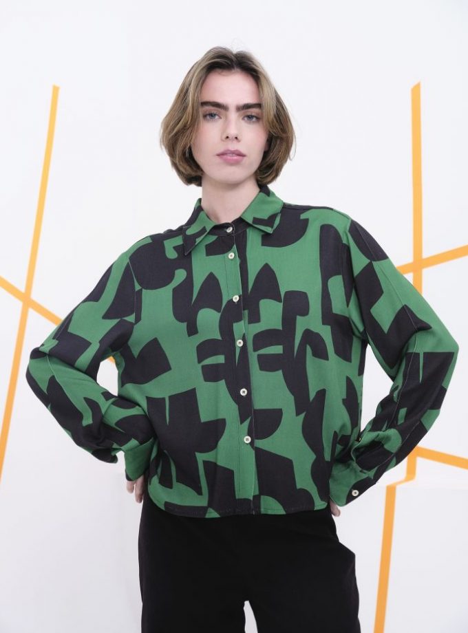 Camisa Kubrick verde