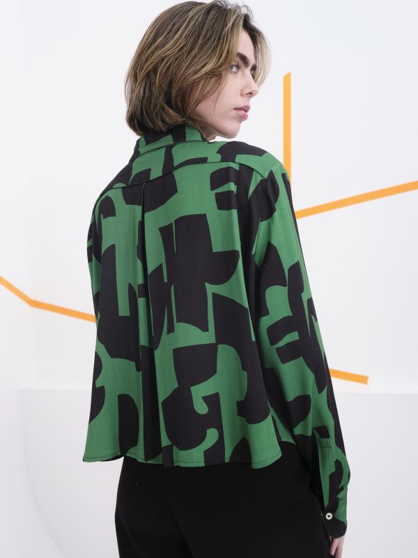 Camisa Kubrick verde - Imagen 2